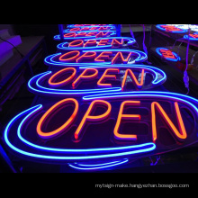 Waterproof led neon bar sign open and close neon sign